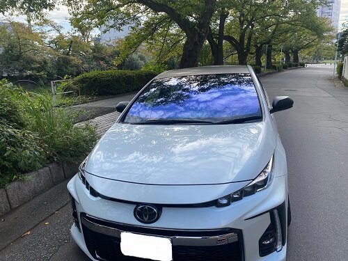 TOYOTA GRプリウスPHV ファインゴースト：施工実績 | 松井板硝子